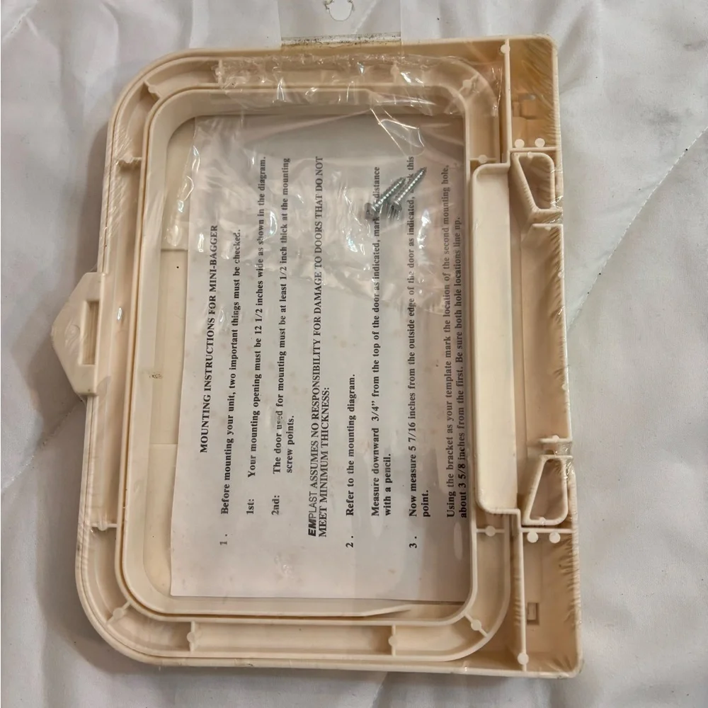 NWT Mini-Bagger Storage Organizer with hardware for installation